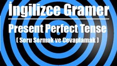 Bu İngilizce gramer videosunda İngilizce'de present perfect tense'i gösteriyorum.