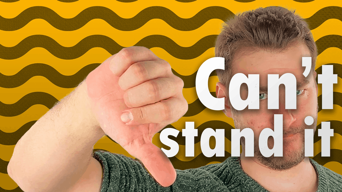 Can t stand doing